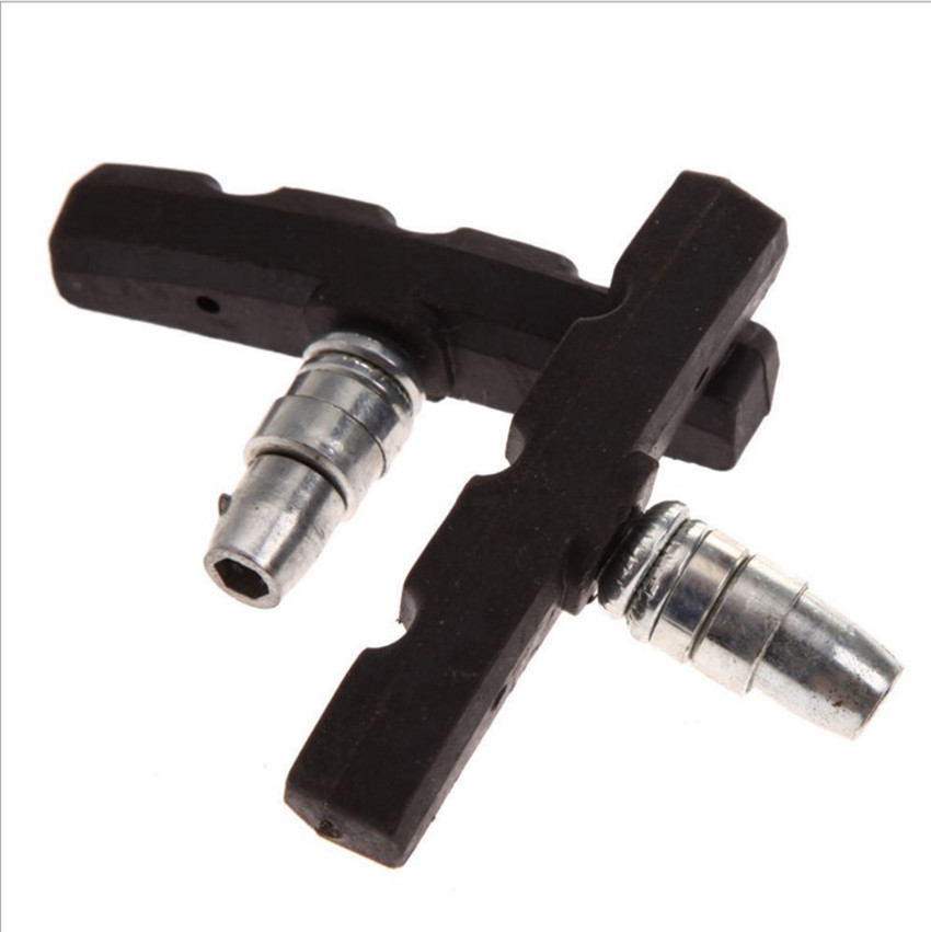 1-6 pçs blocos de freio da bicicleta de borracha ciclismo parte ferramentas mtb mountain road bicicleta leve v-freio sapatos almofadas acessórios da bicicleta
