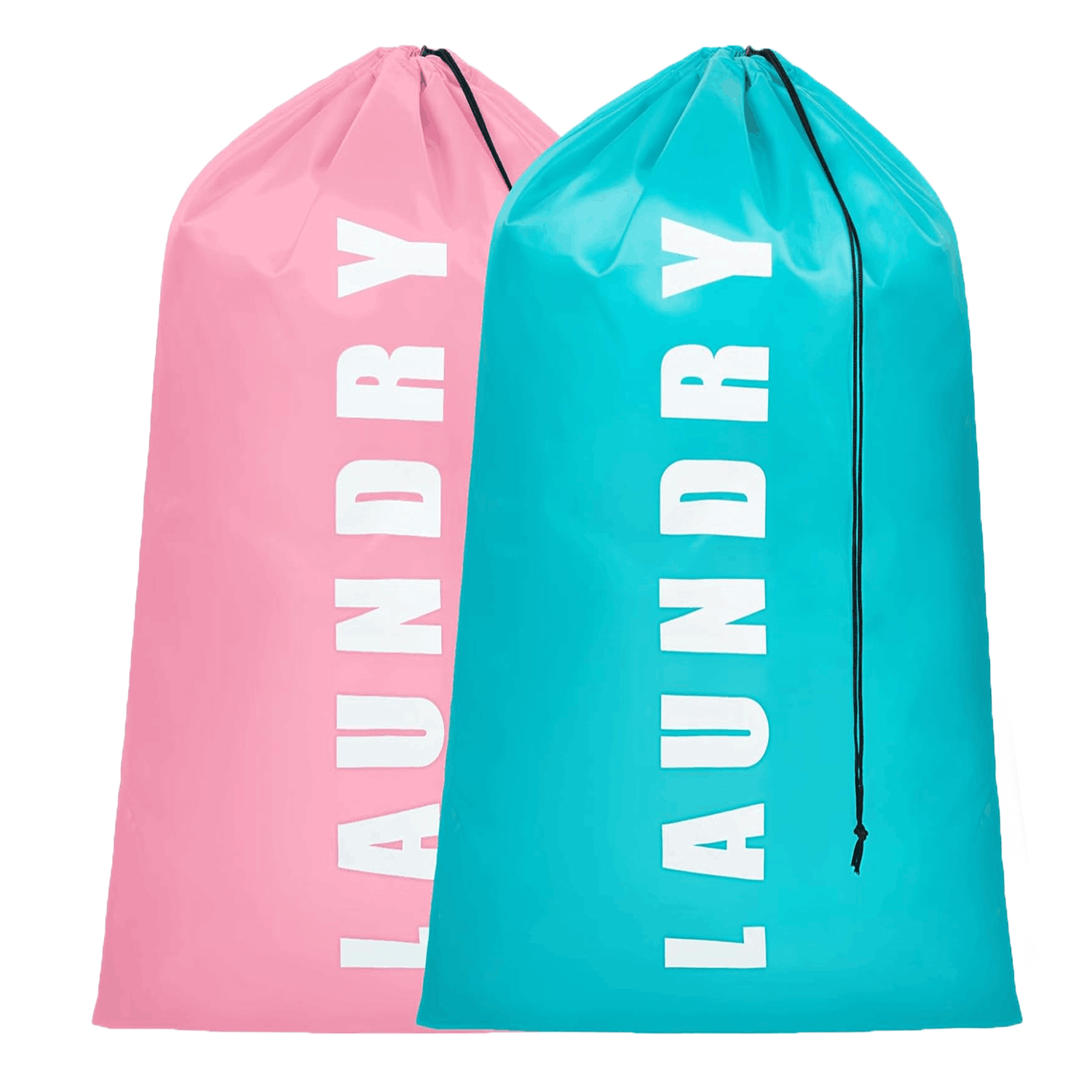 Tvättpåse ,2- pack resetvättpåsar för smutsiga kläder, stora tvättpåsar för resor, resepåse för smutsiga kläder , 24 "  x 36 ": Mång