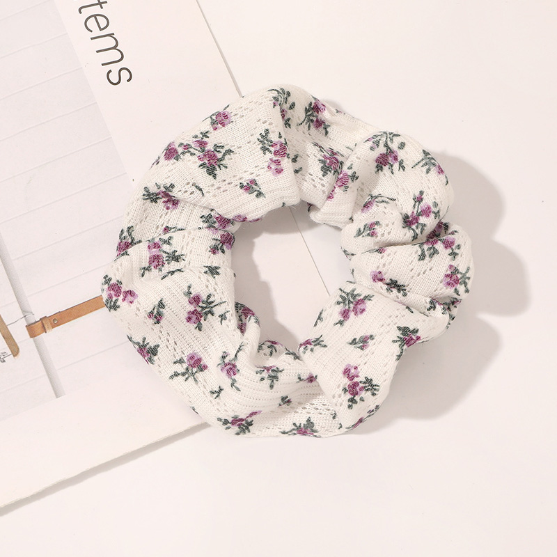 Coleteros coreanos con estampado Floral, cinta para el pelo, coletero, banda elástica para el pelo, lazos para el pelo, accesorios para el cabello: 10