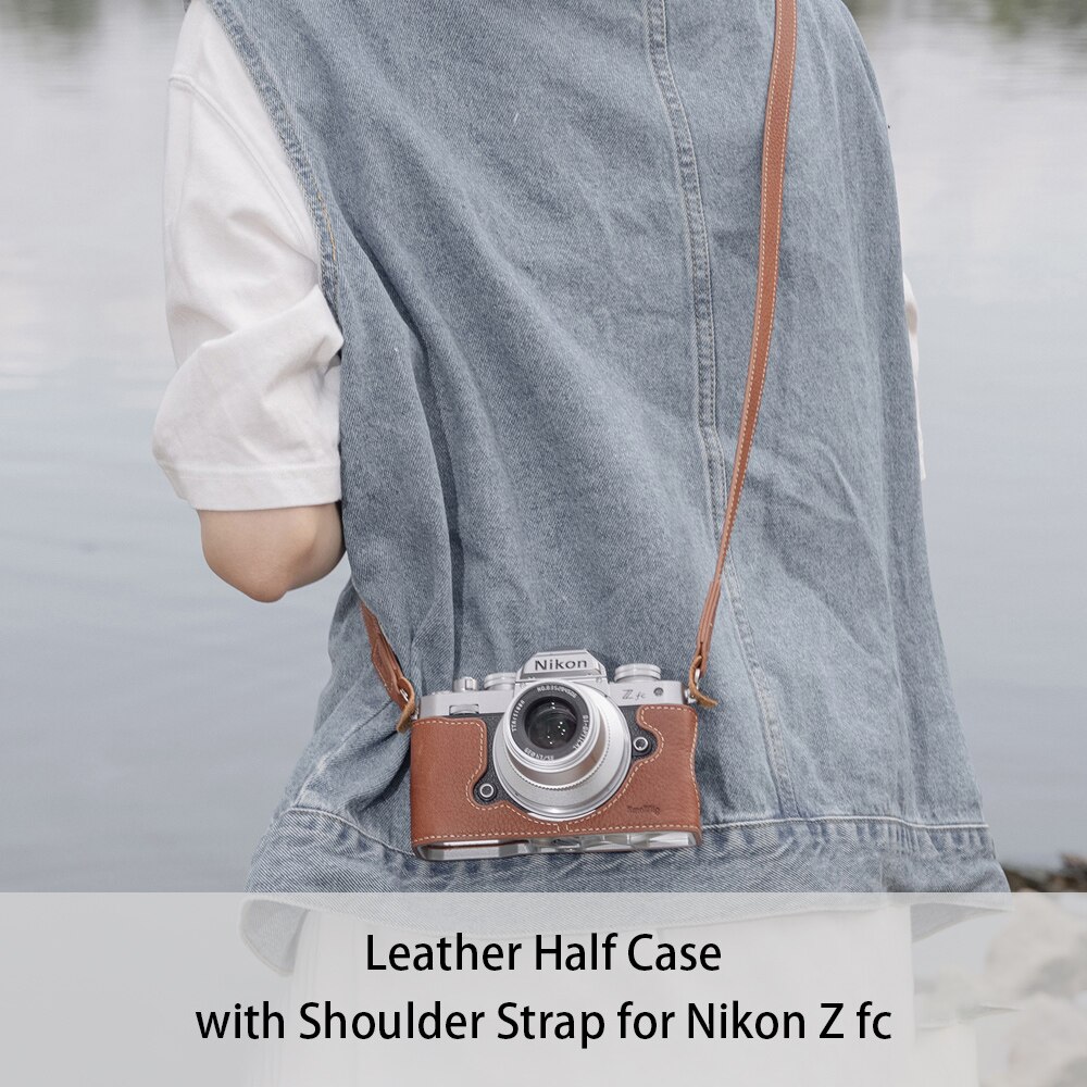 SmallRig L-bilden Griff Für Nikon Z fc Kamera Mit 1/4 Gewinde See Silikon Seite Griff Kamera Schulter Gurt zubehör 3480: Nacken Gurt