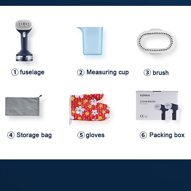 KONKA Handheld Garment Steamer 1200W Powerful Steam 25s Fast Heat Household Electric Clothes Cleaner Hanging Ironing Machine