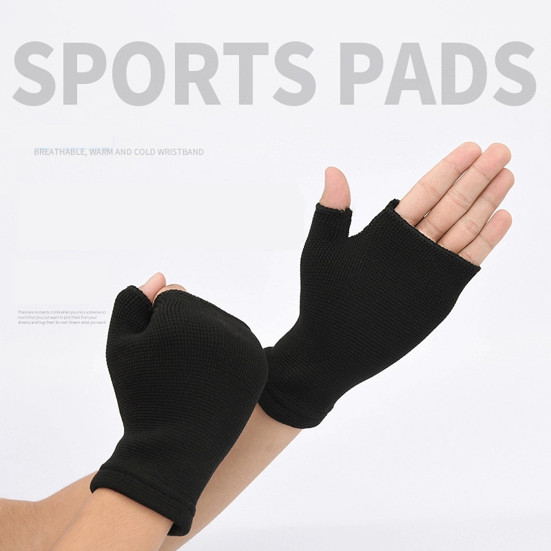 1 Paar Unisex Palm Pols Hand Ondersteuning Handschoenen Outdoor Sport Elastische Brace Mouwen Sport Bandage Handschoen Bescherming