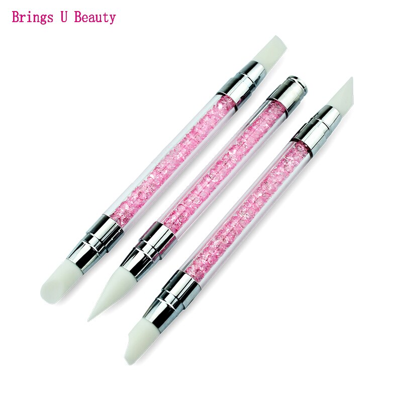 3pcs Nail Art Drawing Striping Liner Pen Brush DIY Painting Flower Drawing Lines Set Manicure Nails Home Use: BU-NB088
