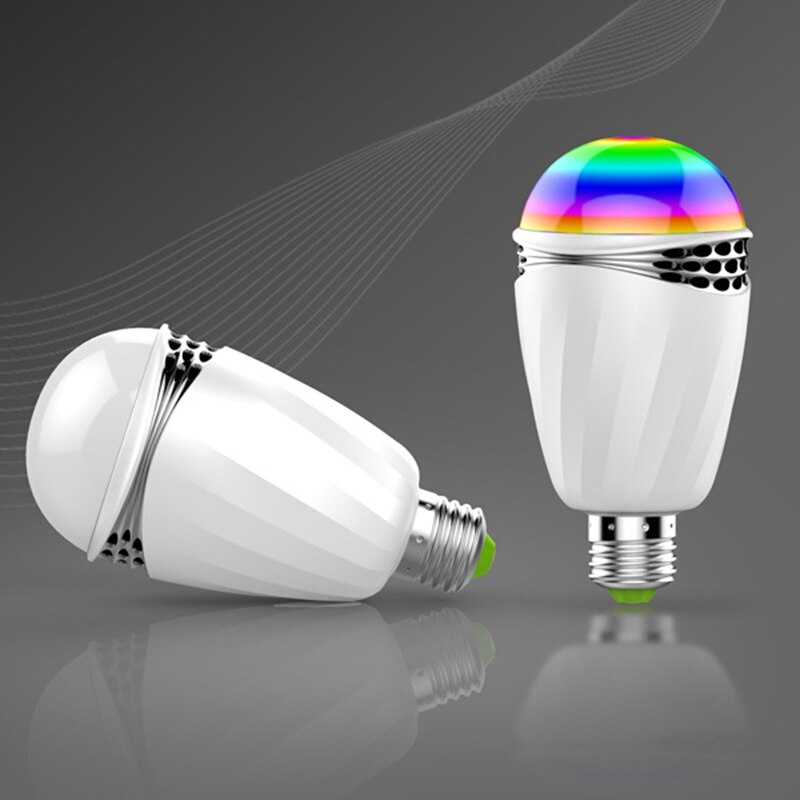 Bluetooth Controle Smart O Speaker Muziek Led Rgb Kleur Lamp Afstandsbediening Kleurrijke Verkleurd Bluetooth Lamp E27