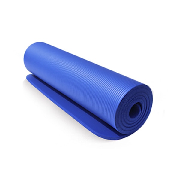 10Mm Yoga Mat Oefening Pad Dikke Non Slip Vouwen Gym Fitness Mat Pilates Outdoor Indoor Training Gym Oefening Fitness tapijt: Blauw