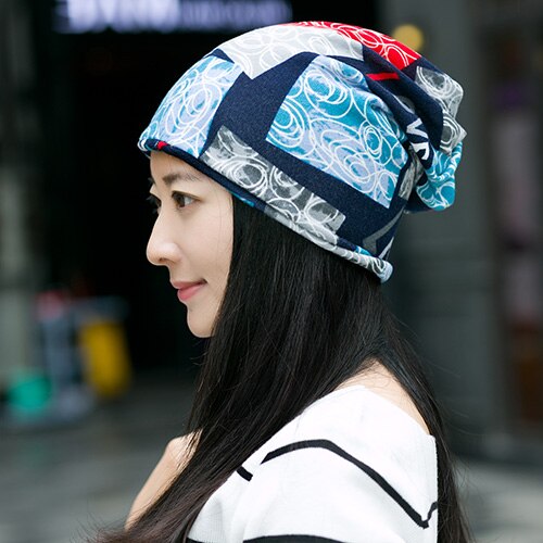 Popular Winter Hat Women Knit Slouchy Beanie Girls Bonnet Skull Baggy Warm Female Scarf Gorro Feminino Inverno Cap: A4