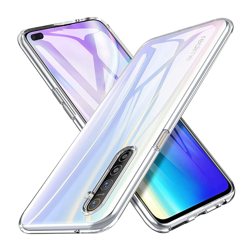 Funda de silicona ultrafina para teléfono móvil OPPO Realme X3 S SuperZoom 5G, funda trasera de teléfono móvil 360 transparente a prueba de golpes