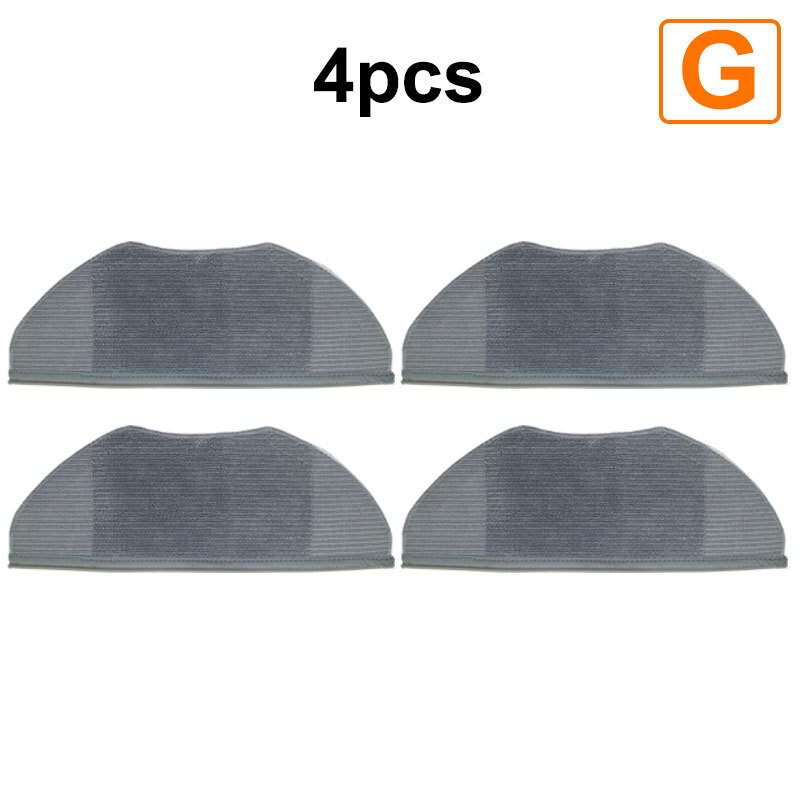 Xiaomi-Robot aspirador G1 MJSTG1 Mi, aspiradora con filtro HEPA esencial, cepillo lateral, cepillo principal, mopa, paños, limpiador, accesorios para electrodomésticos: 4  Mop Cloth