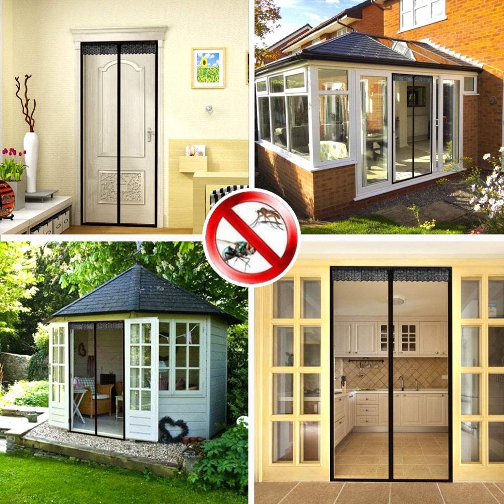 Width 85cm,Height 180-250cm,Mosquito Screen Door Magnetic,Installs in An Instant,Kids Friendly