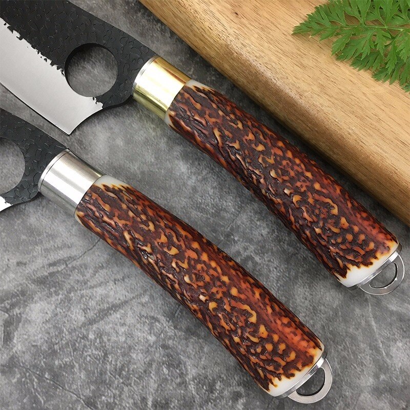 Razor Sharp Handmade Butcher Knife Cleaver Kitchen Boning Knife Vegetables Meat Chopping Knife