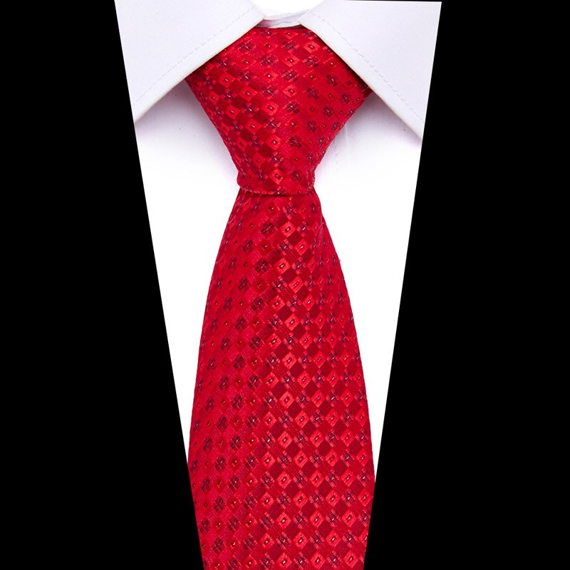 Men's Print Pattern Ties for Men 7.5 cm Neckties Polyester Jacquard Gravatas Wedding Ties Fit Workplace