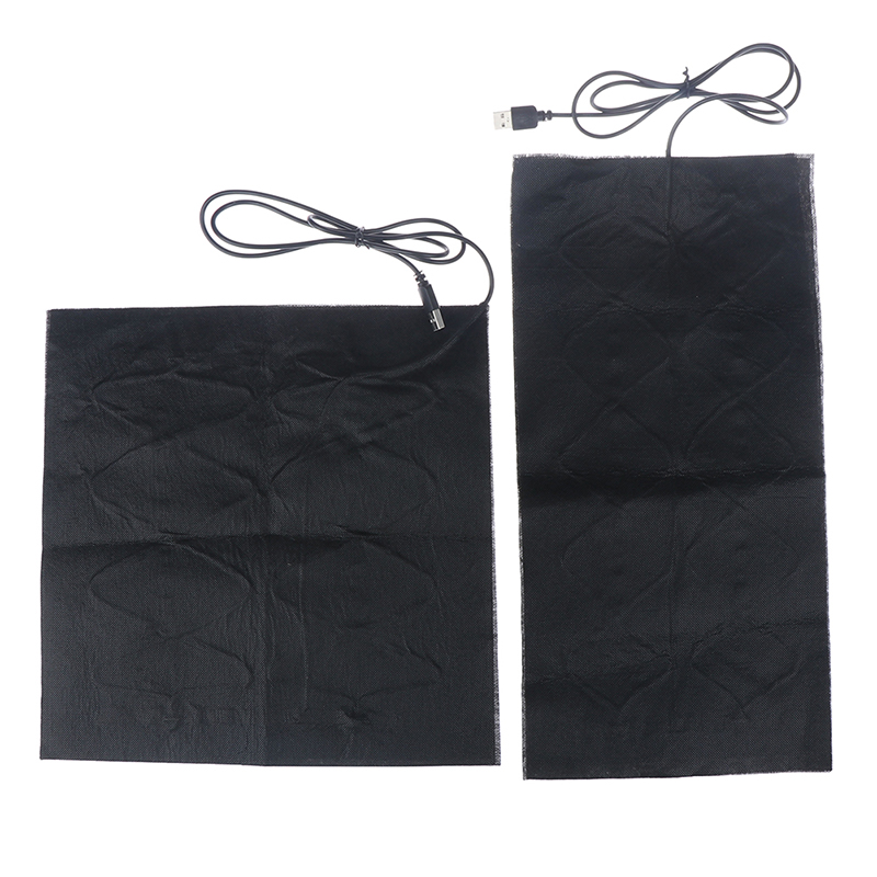 1pc USB Warm Paste Pads Fast-Heating Carbon Fiber Heating Pad for Vest Jacket shoes socks Cloth Safe Portable Heating Warmer Pad