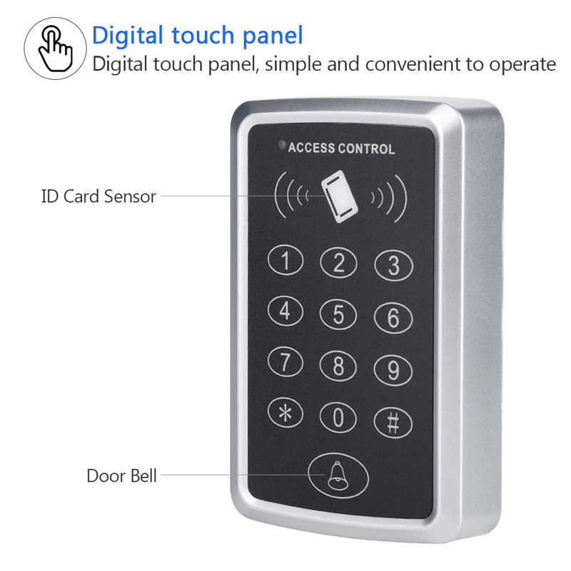 T119 Door Password Access Control System Reader Keypad for Entry Home Security Access Controller 11 Home Door Entry System