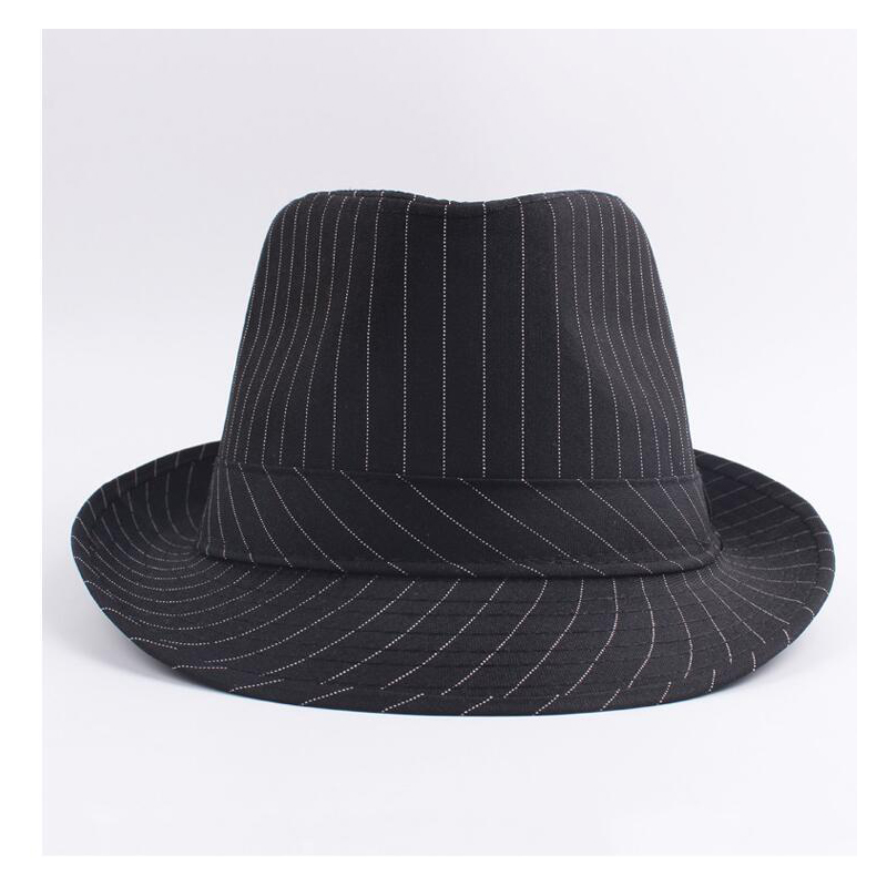 Cosplay Costumes Mens 1920s 20s Gangster Hat Gatsby Party Black White Costume Adult Child: black