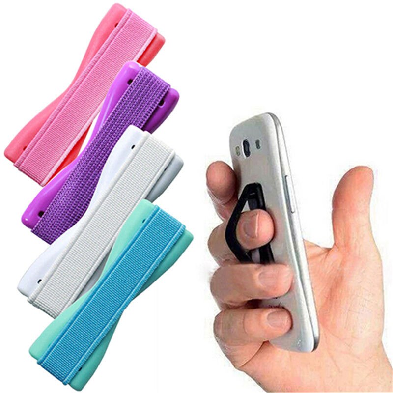 SIANCS Mobiele Telefoon Vinger Grip Houder Universele Voor iPhone11pro Xs Smartphone Tabletten Stand Elastische Band Strap Telefoon Houder