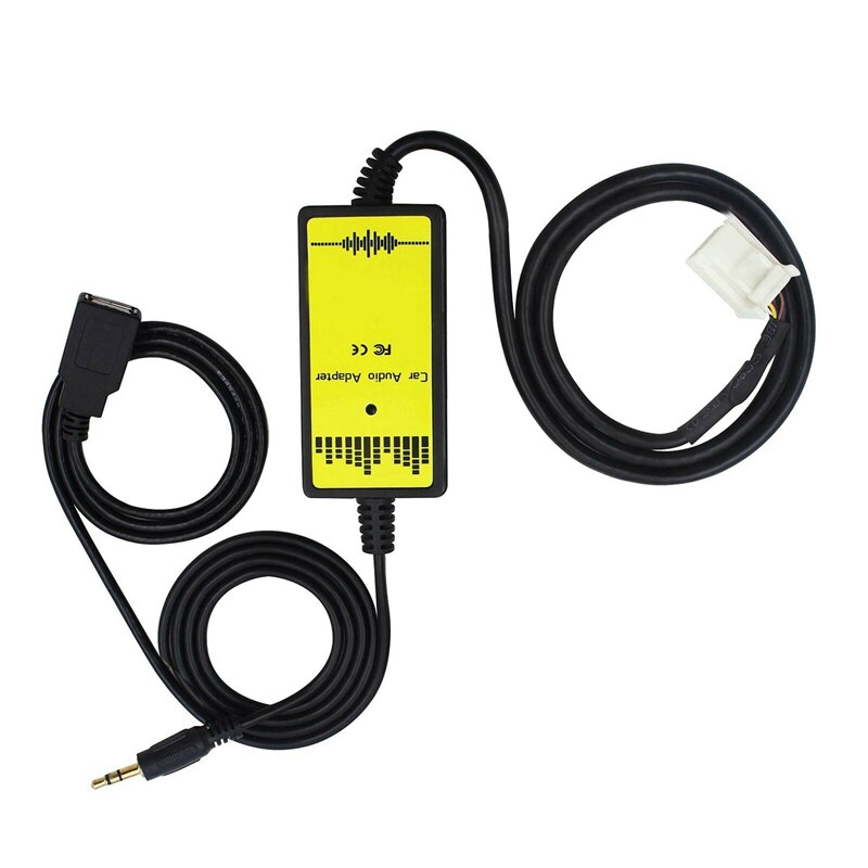 6 + 6Pin Auto Usb O Adapter MP3 Extra Kabel Voor Toyota