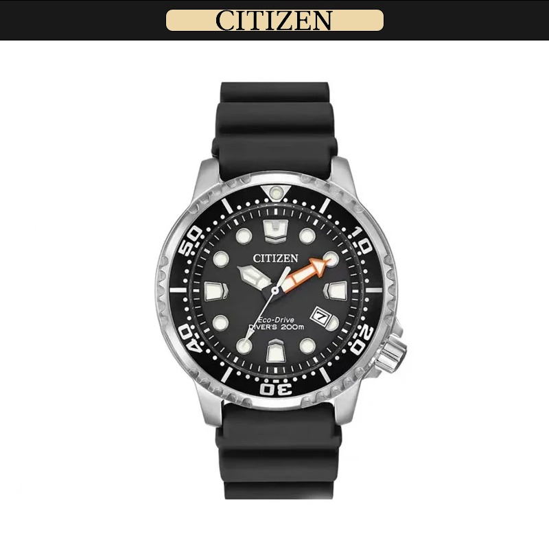Citizen Men's Watch Luxury Promaster Diver Series Eco-Drive Three-Pin Calendar Tape Quartz Wristwatches with Box