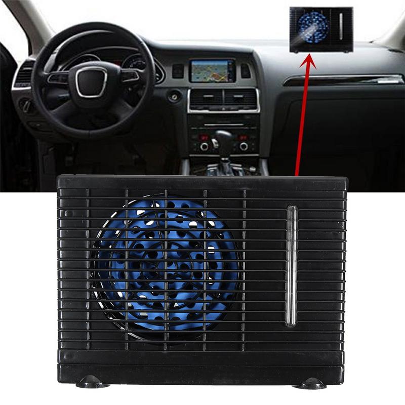 Tragbare klimaanlage für Auto 12V Verdunstungs Klimaanlage Auto 35W Schwarz Tragbare Mini Kühlung Wasser Fan Auto kühler