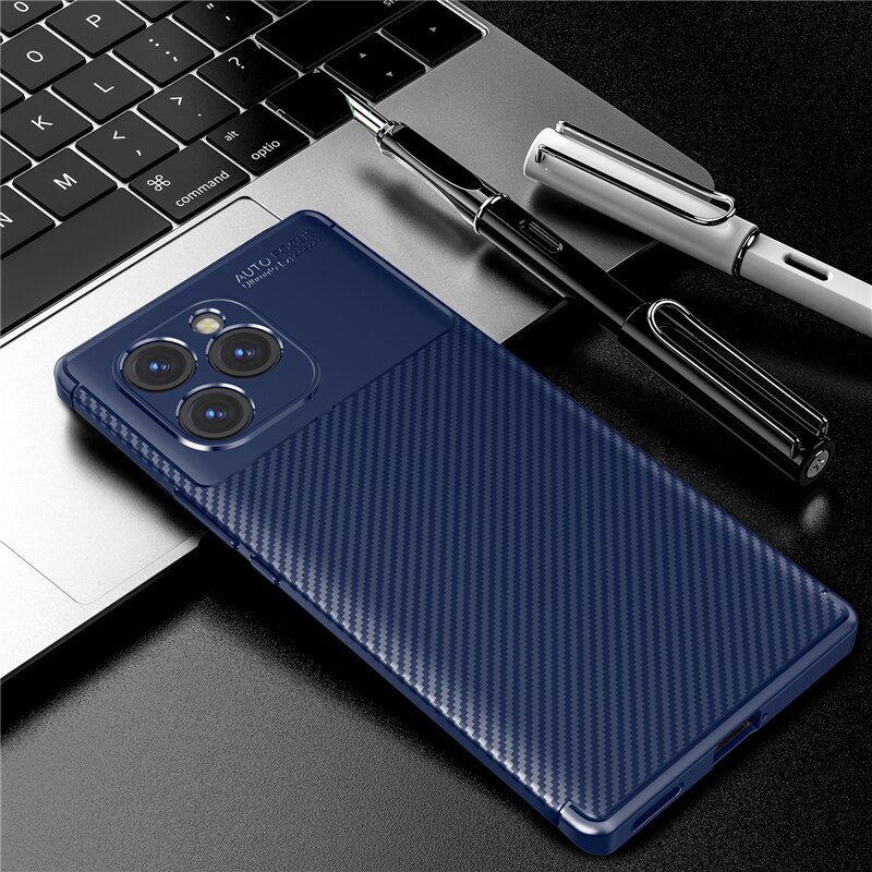 Pro Honor 60 SE Fall Startseite Pro Honor 60 SE Profi Startseite Geschäft Stil Sanft Silikon Hülse Capa Coque schützend zurück Telefon Fall: Pro Honor 60 / Blau