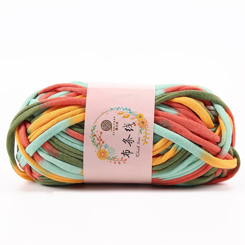 Hilo grueso de algodón suave para ganchillo, hilo grueso para tejer a mano, bolsa, cesta, alfombra, manta, 100G por bola: 3