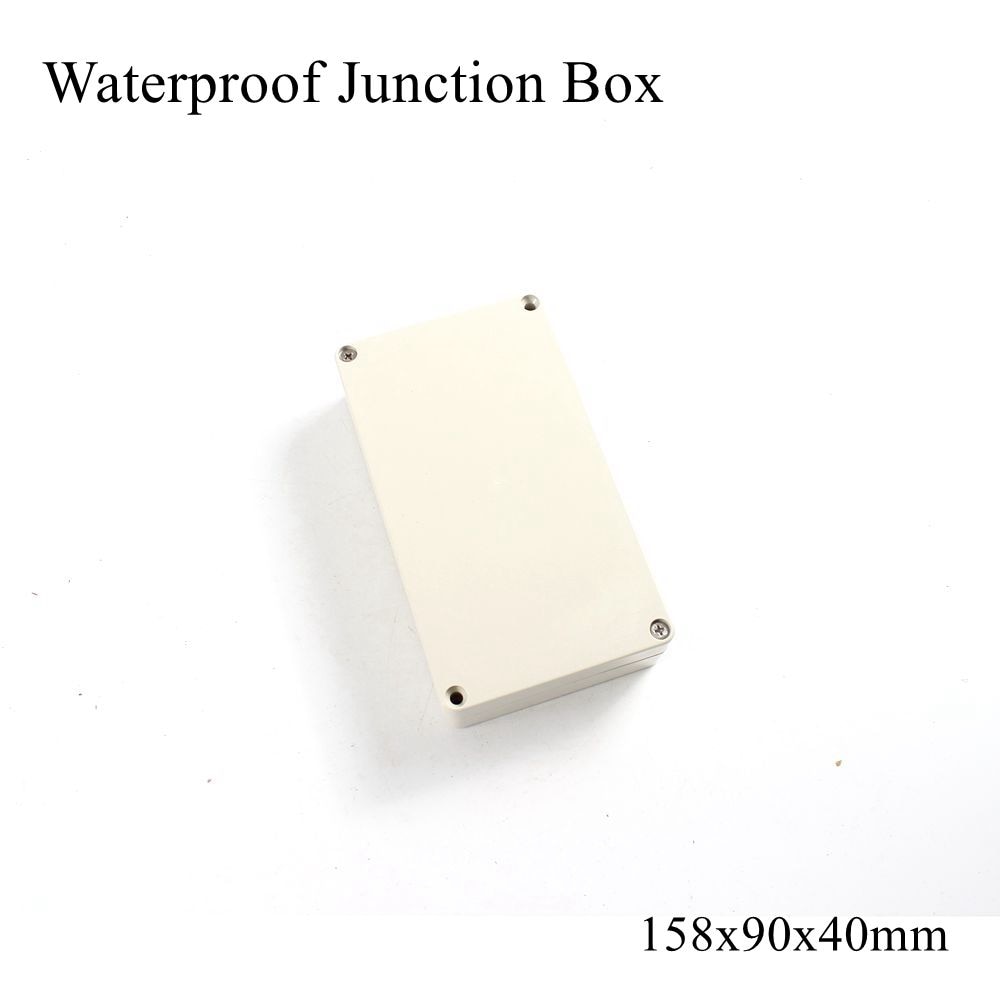 158x90x40mm Waterproof Plastic Enclosure Box Outdoor Cable Connection Wire Junction Electrical Project Case ABS IP65 158*90*40mm