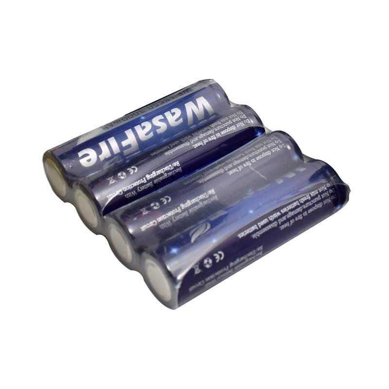 4 Stks/partij Wasafire Originele 3000 Mah 18650 Batterij Voor Led Zaklamp Mini Zaklamp 3.7V Lithium Ion Oplaadbare 18650 Batteria
