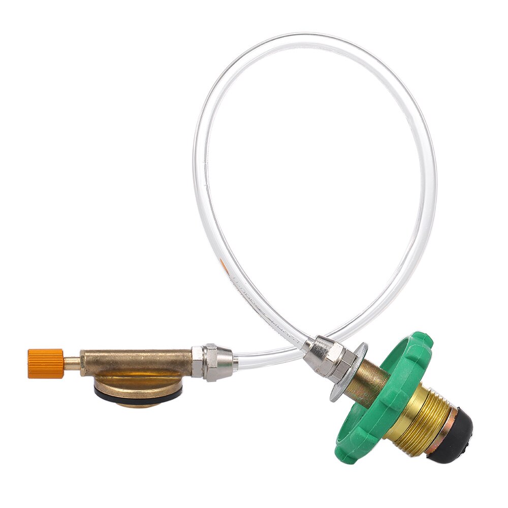 Adaptador de recarga de propano para estufa de Gas, acoplador de tanque de cilindro plano, para acampada al aire libre
