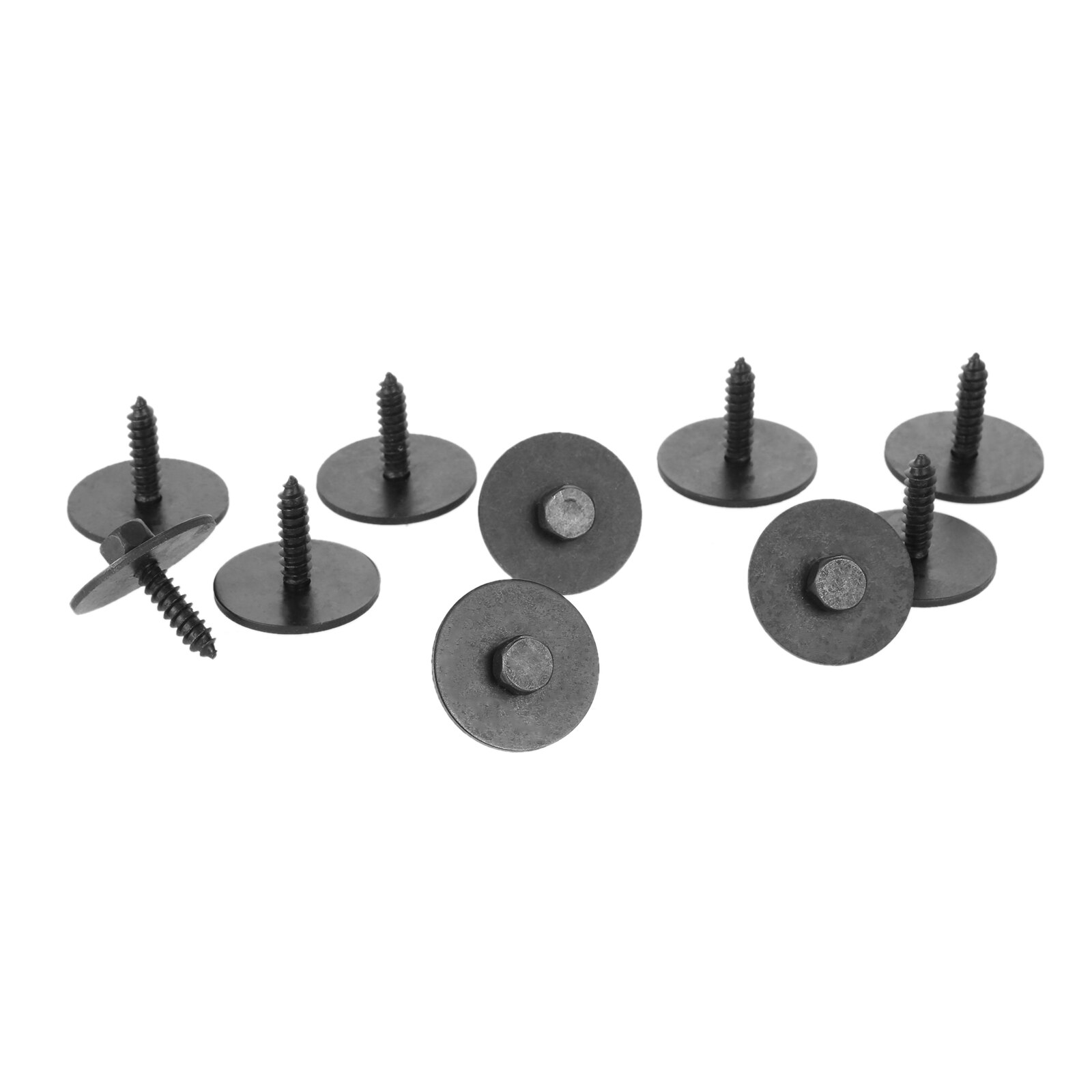 10Pcs for BMW 4mm 5mm Hex Screw Car Water Tank Bottom Shield Metal Screw Washers Front Bumper Side Skirts M5 Self-tapping Screws: 5MM 10PCS