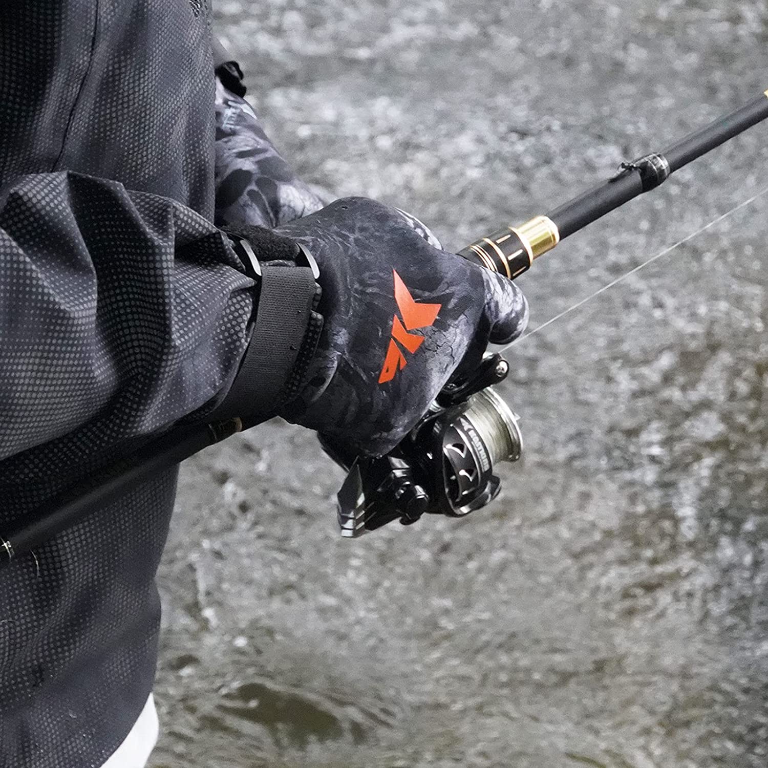 KastKing IceRiver Fishing Gloves 100% Waterproof Cold Winter Weather Fishing Gloves for Winter Fishing and Outdoor Winter Sports