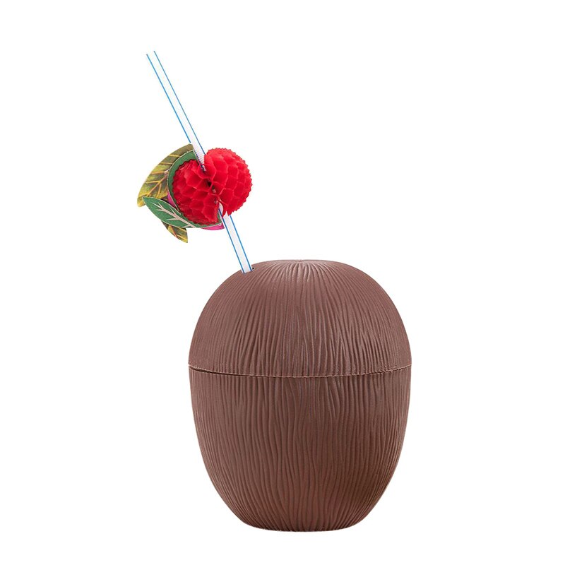 Tasse ananas en noix de coco fruits | Tasse d'ananas en plastique décoration de plage en forme de Fruit magnifique