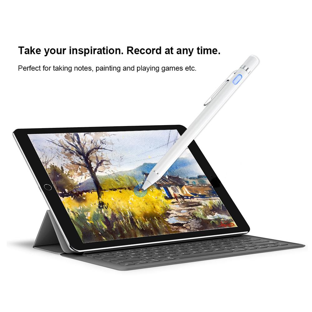 Active Stylus Universal Active Stylus Pen with Ultra-Slim Tip Stylus for Capacitive Touchscreen Devices