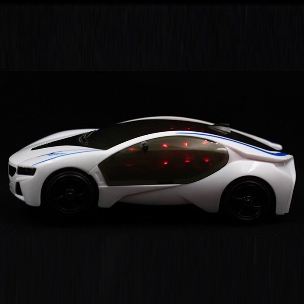 3D Supercar Stijl Elektrische auto Speelgoed Met Wiel Lights & Music Kinderen Jongens Meisjes