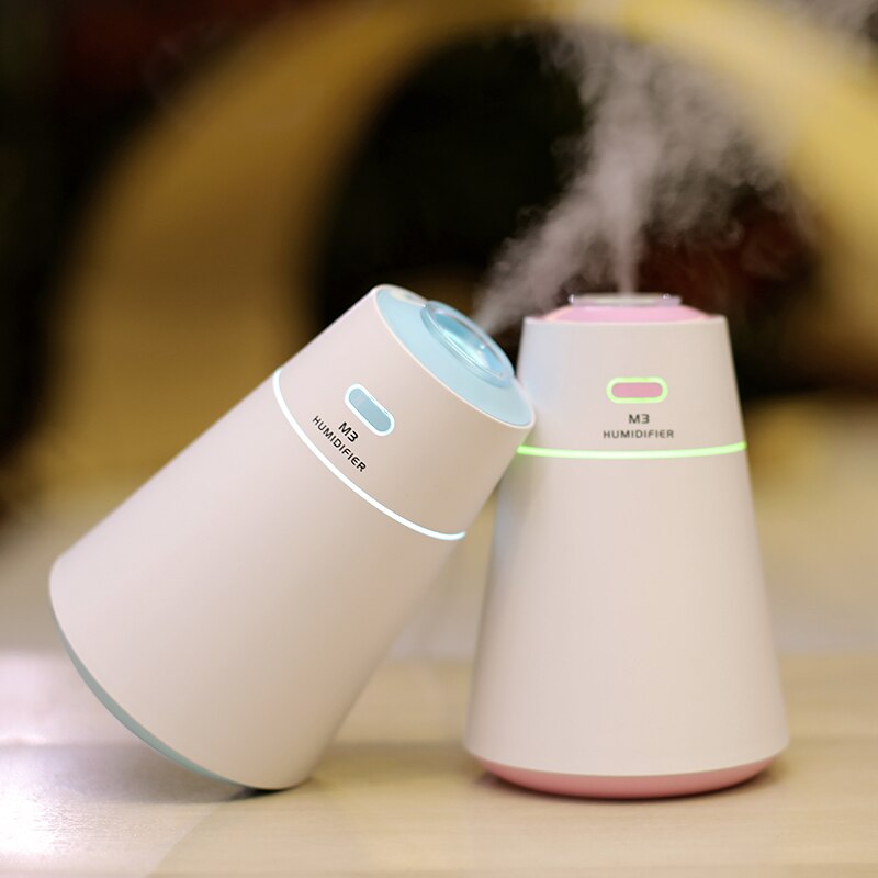Aroma diffuser bil  m3 luftfugter mini luftrenser aromaterapi æterisk olie diffusor led natlys usb fogger