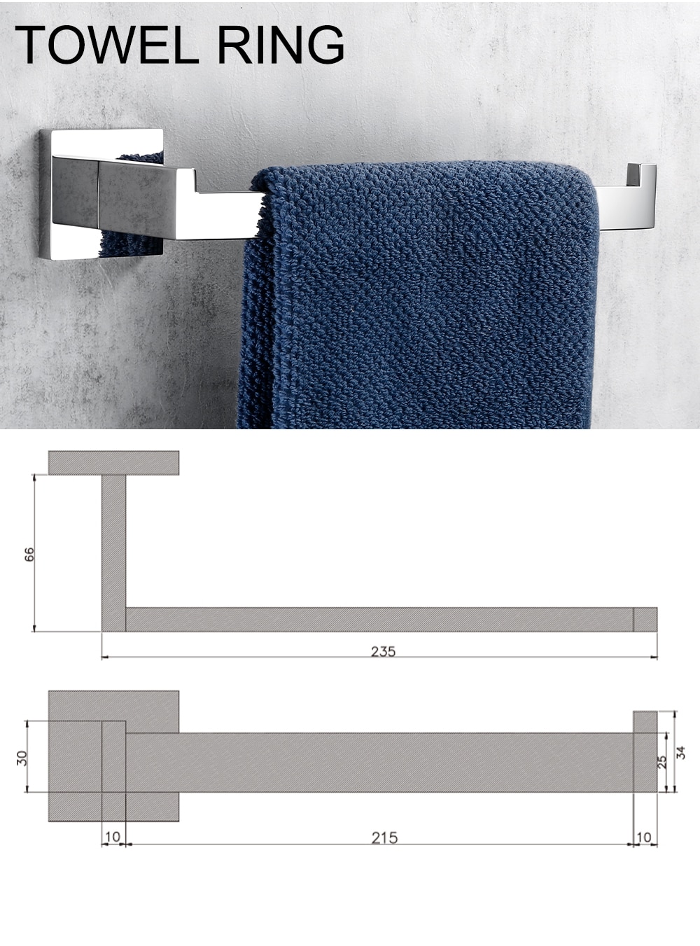 Badkamer Accessoires Set Bagnolux Rvs 304 Single Handdoek Bar Robehaak Toiletrolhouder Handdoek Ring Gepolijste Afwerking