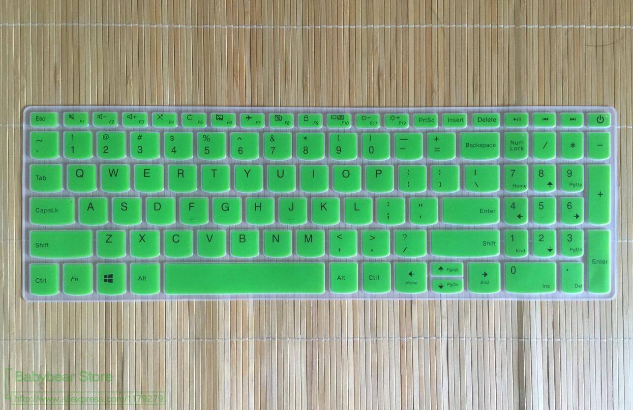 for Lenovo Ideapad L 340 Gaming Laptop 15.6 / 17.3 L340 15iwl L340-15irh L340-17Iwl 17irh laptop Keyboard cover Protector Skin: green