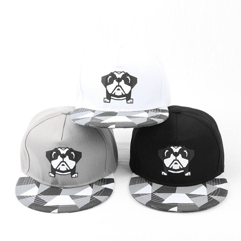 Katoen Hond Rubber Baseball Cap Hip-Hop Cap Verstelbare Snapback Hoeden Voor Mannen En Vrouwen 301