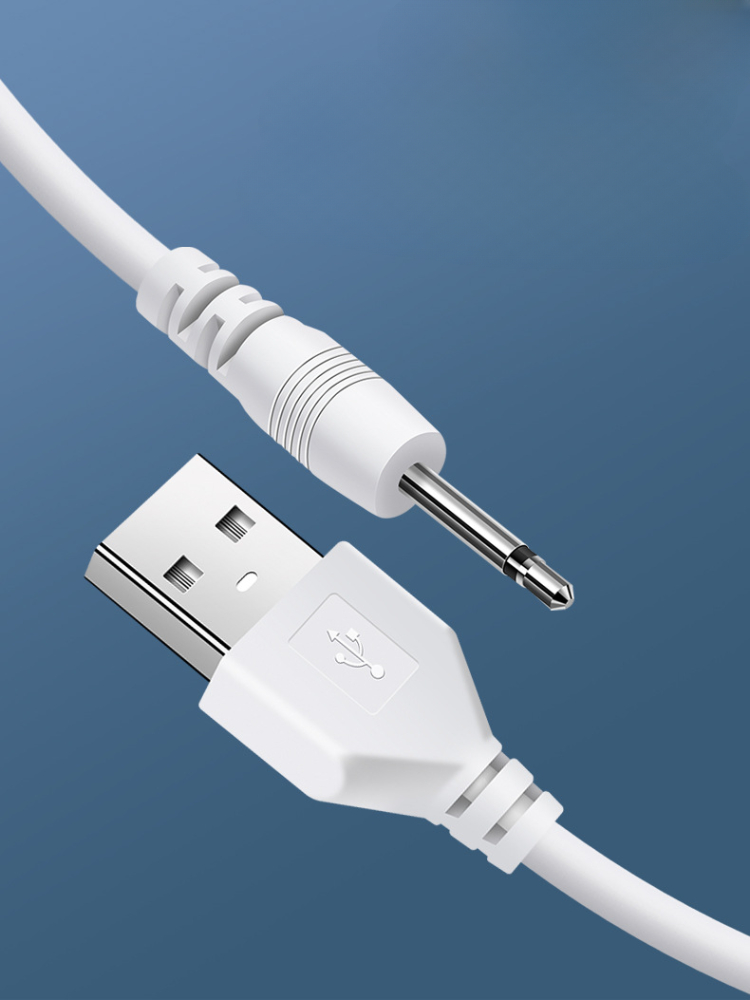 USB-Ladekabel, 2,5 mm, Ersatz-USB-DC-Ladeadapter für wiederaufladbare Massagegeräte, Schnellladekabel