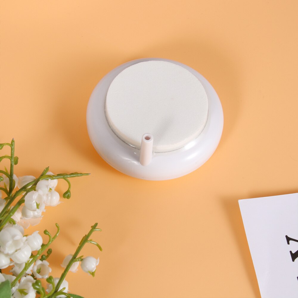 50MM Air Bubble Stone Round Oxygen Diffuser Curtain Effect Fish Tank Ceramic Disc Generator Aerator with Suction Cup (White)