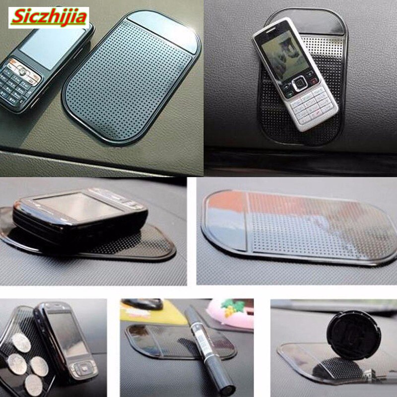 Auto mobiele telefoon accessoires MP3MP4 Pad GPS silicone anti-slip auto mat voor Porsche Cayenne Macan Macan S Panamera cayman