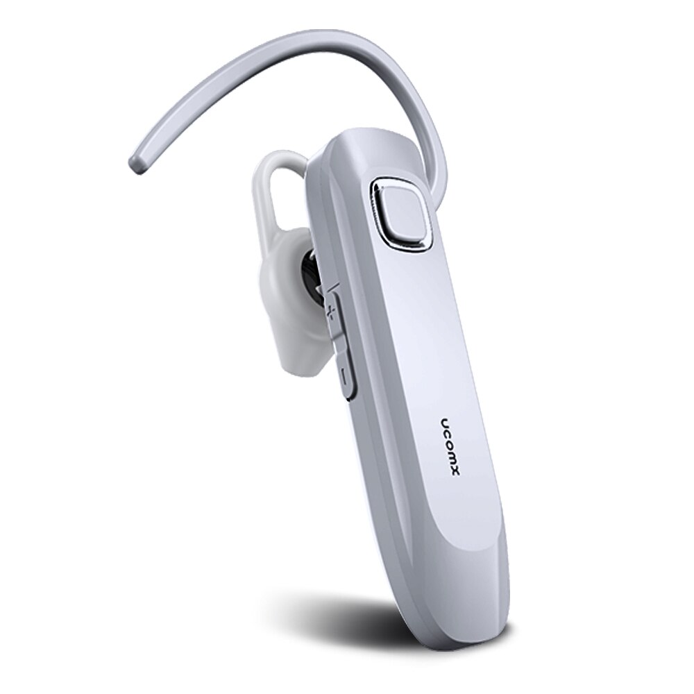 UCOMX U32K Bluetooth Kopfhörer Drahtlose Kopfhörer Ohr Haken Bluetooth Headset mit Mic Freisprecheinrichtung Hörer für iPhone Huawei Xiaomi: Silber