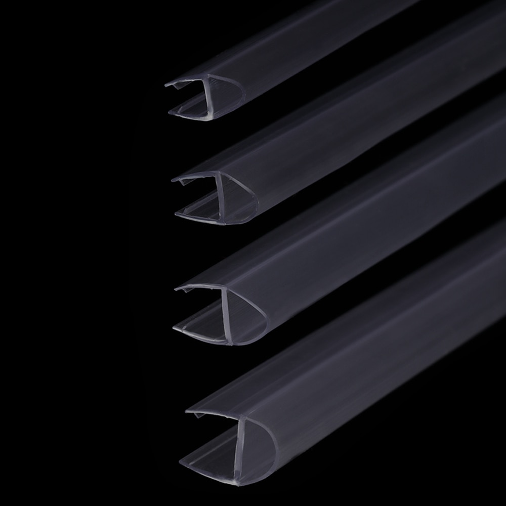 Bad douche hordeur rubberen afdichtingsstrip 1m(50cm+50cm) 4 to 12mm afdichtingsspleet raam deur tochtstrip badkamer hardware