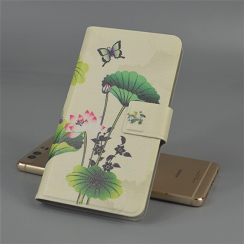 11 soorten patroon ultra dunne vlinder bloem vlag vintage flip cover voor lg  l65 d285 d280 l70 d320 d325 telefoonhoesje: 12