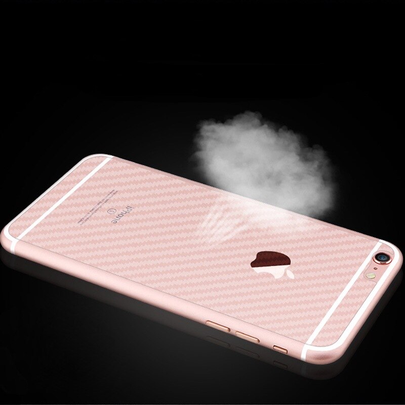 Naklejki z włókna węglowego Protector powrót Film dla Apple iPhone 11 Pro X XR XS Max 8 Plus 7 6 6S 5 5S SE 2020 iPhone8 5SE 4 dekoracji