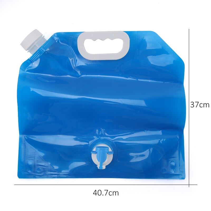 5L/10L Outdoor Water Container Bag With Tap Foldable Portable Drinking Camp Hiking Cooking Picnic BBQ Carrier Car Water Tank