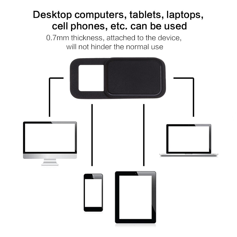 3/6/9 Stck Verschluss Magnet Schieberegler Kamera Abdeckung Universal- WebCam Abdeckung für IPhone PC Laptops praktisch objektiv Privatsphäbetreffend Aufkleber