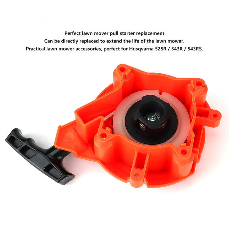 Pull Starter Lawn Mower Pull Starter Assembly Accessories Replacement for Husqvarna 525R/543R/543RS