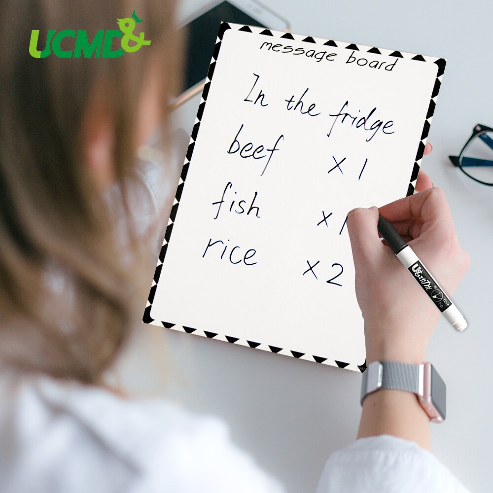 Magnetic A5 Whiteboard Fridge Sticker Office Drawing Writing Message Board Stationery Memo Stickers Children Kids