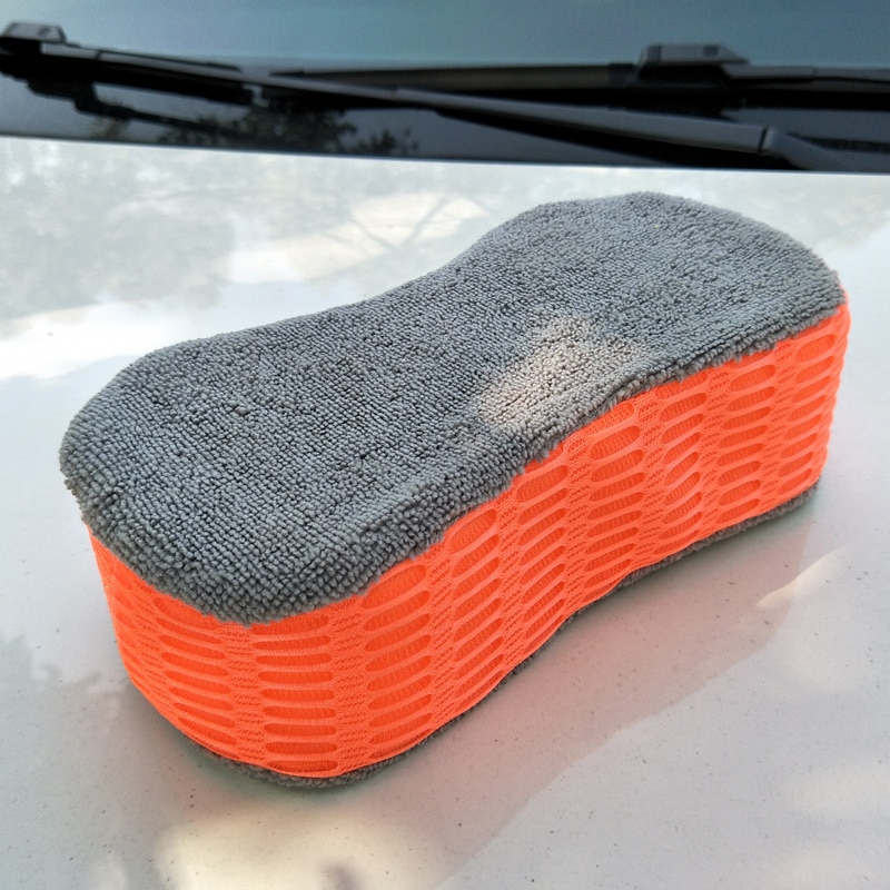 Esponja de lavado de coches, de hueso para pulir el coche, limpiador poroso para motocicleta, cepillos de limpieza para el cuidado del coche, HM-S