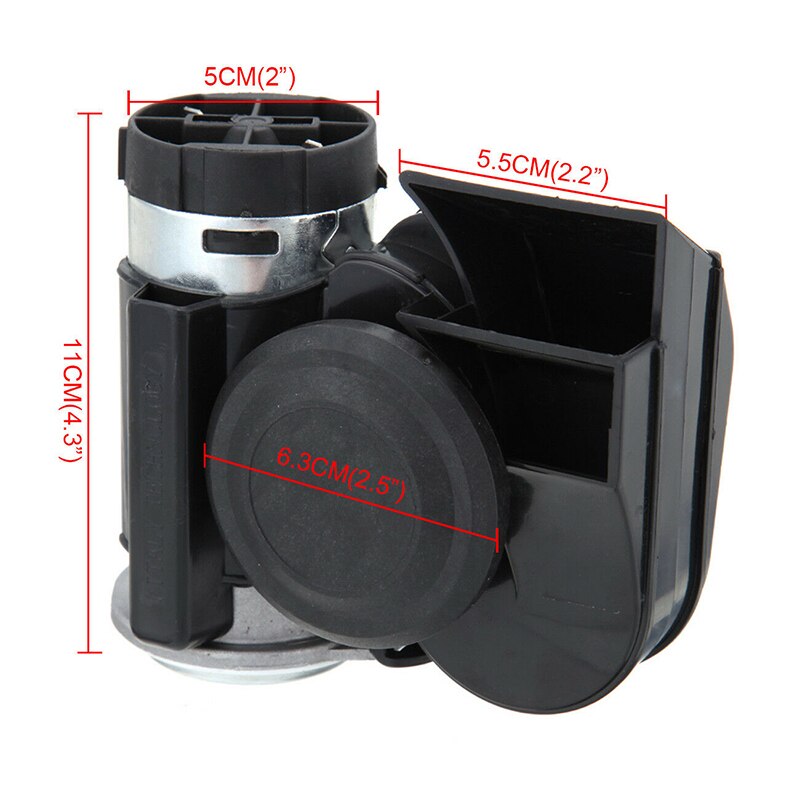 Auto motorfiets lucht luid motorfiets claxon 12v super luide vrachtwagen claxons vrachtwagen jacht boot compacte tweetonige elektrische pomp