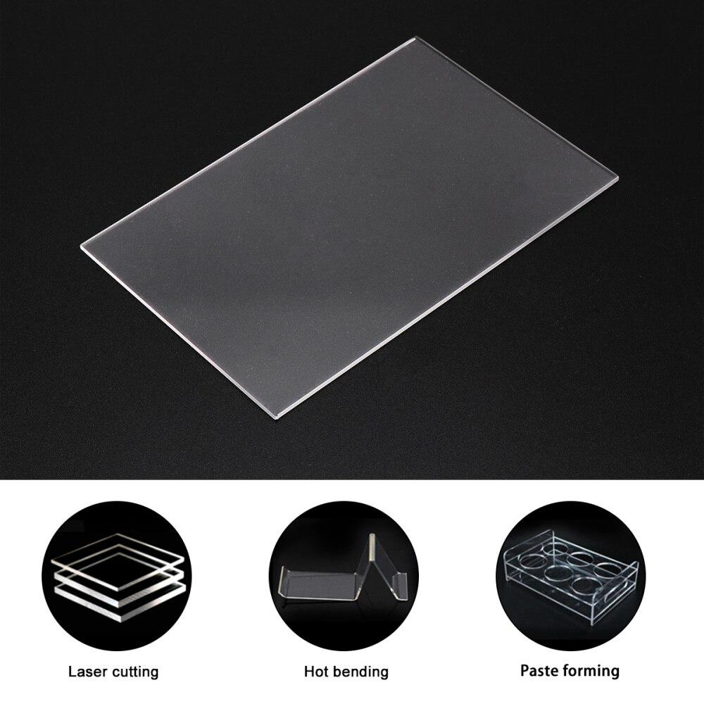 20Pc 10X15Cm Transparant Acryl Lakens Clear Cast Panel Multifunctionele Plastic Panelen Voor Crafting Project Fotolijst snijden